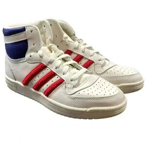 Adidas Original Top Ten RB Cream White Vivid Red Women 7.5 Athletic Shoes HQ1480